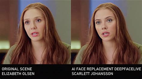 elizabeth olson deep fake|Scarlett Johansson or Elizabeth Olsen: Which One is The。